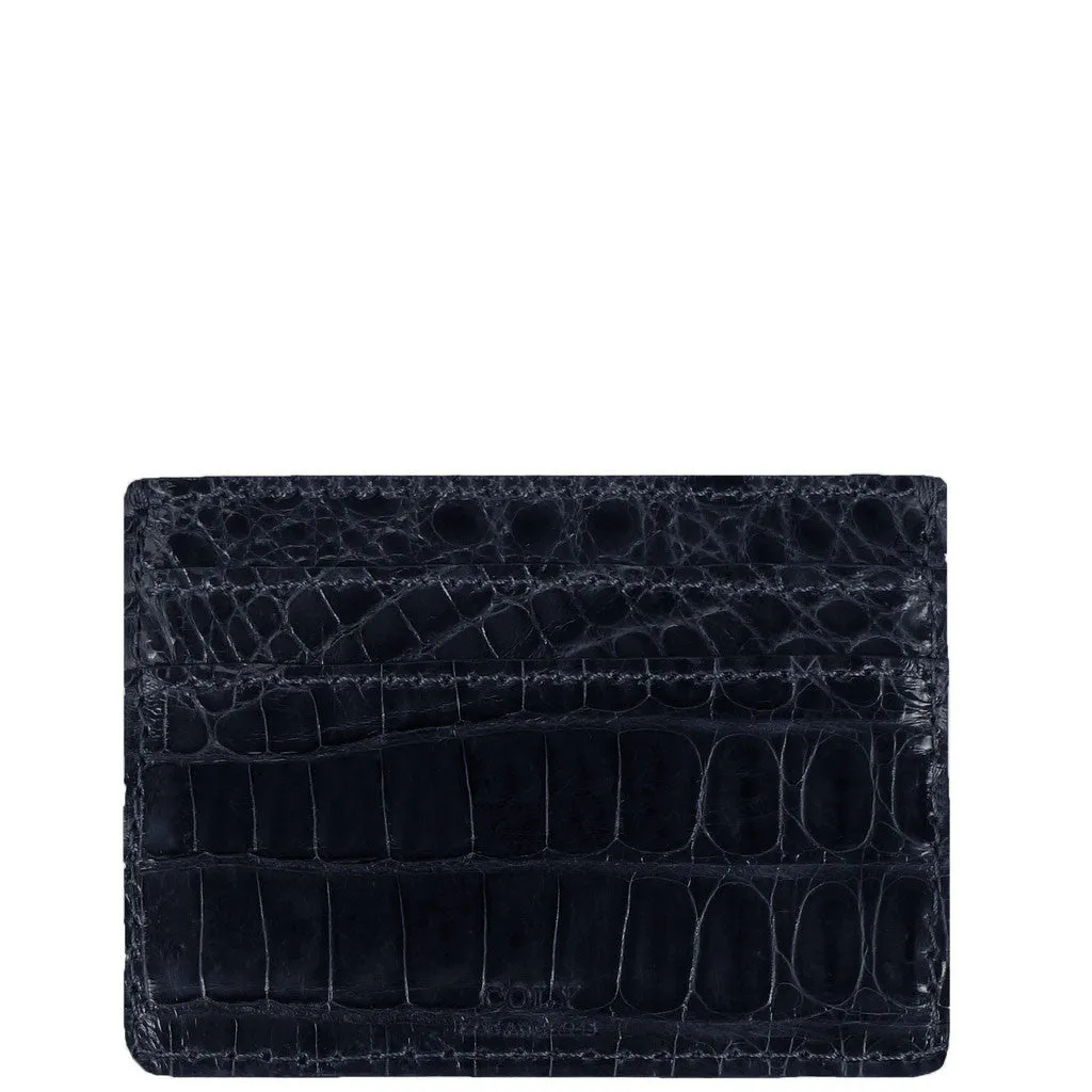 Credit Card Holder in Crocodile