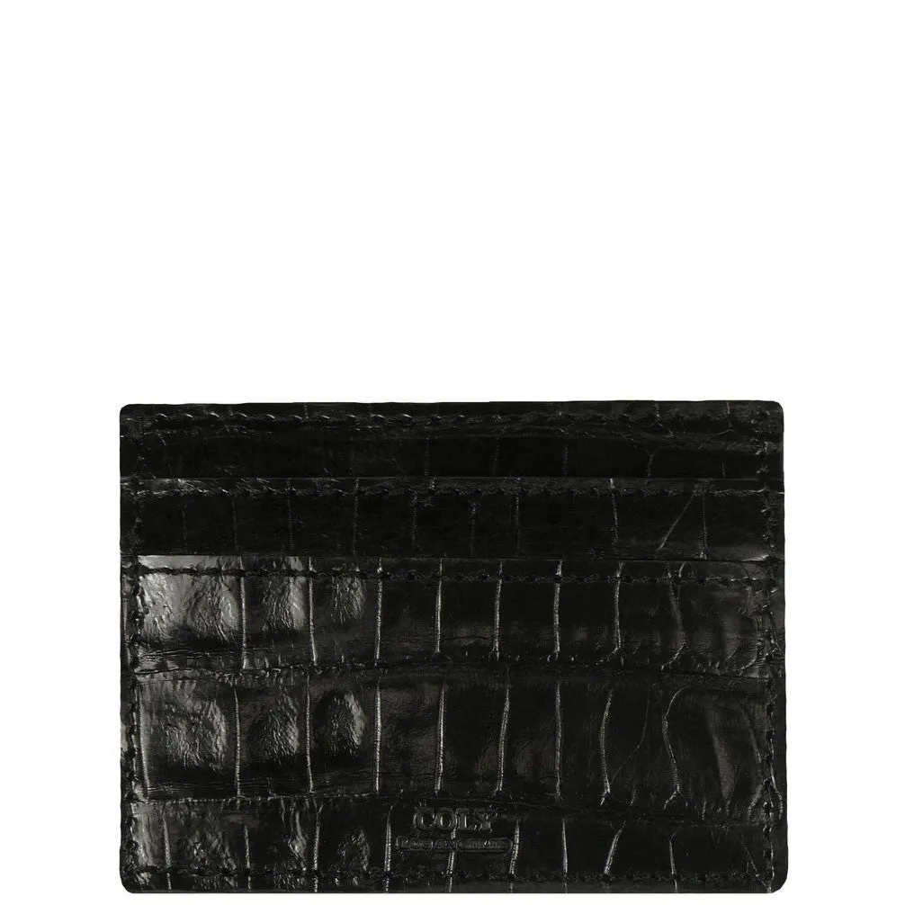 Credit Card Holder in Crocodile