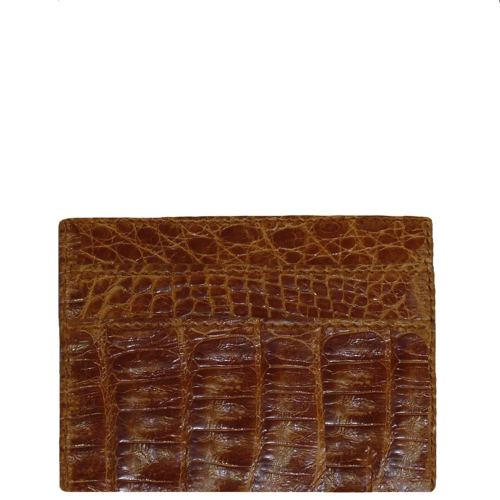 Credit Card Holder in Crocodile