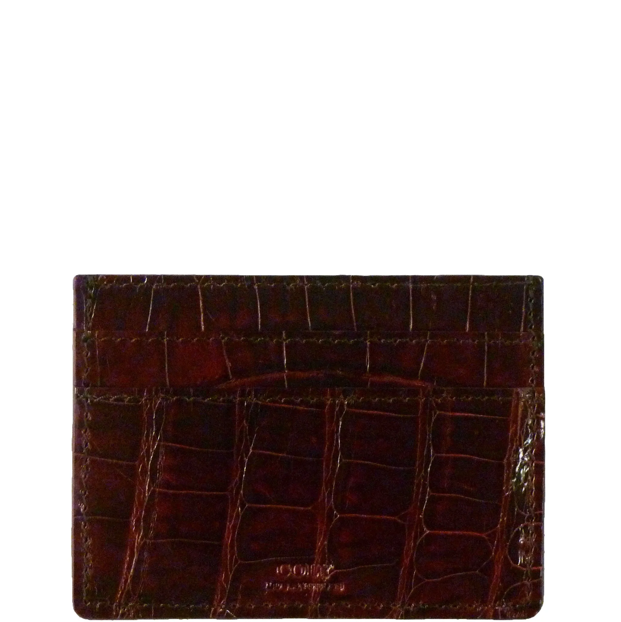 Credit Card Holder in Crocodile