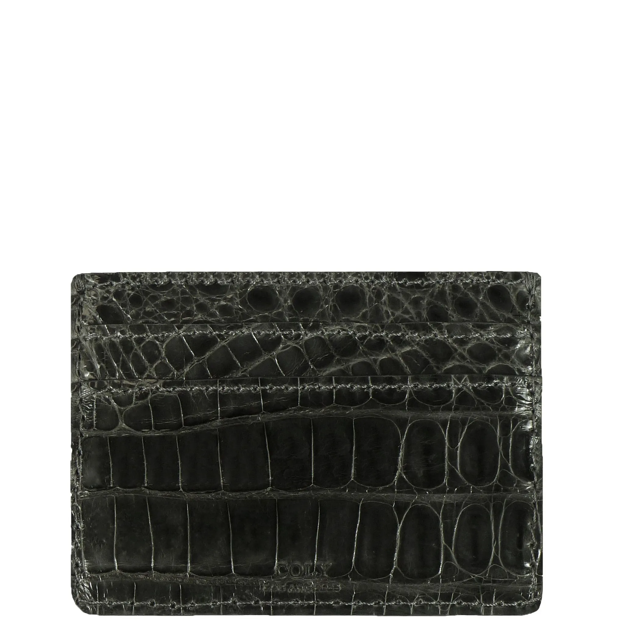 Credit Card Holder in Crocodile