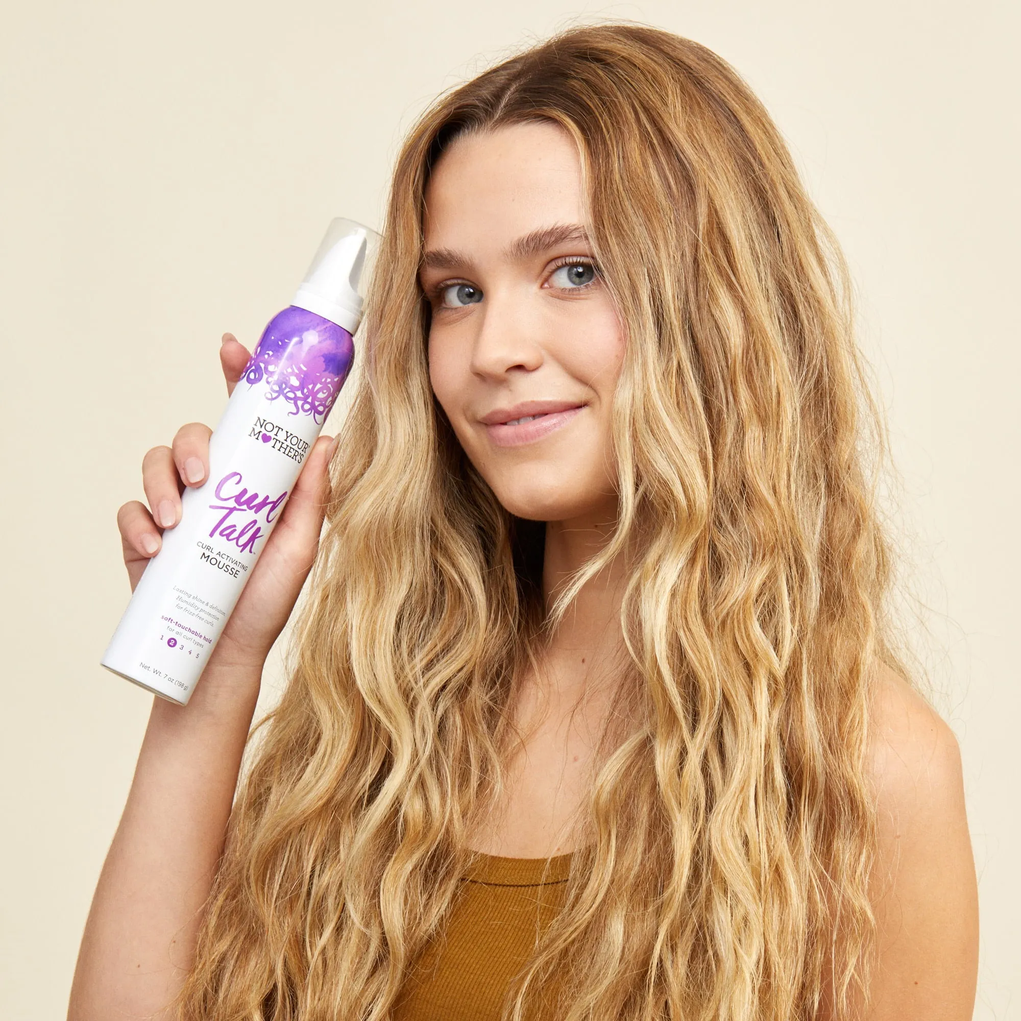 Curl Talk Curl Activating Mousse 7 oz for Lightweight Hold