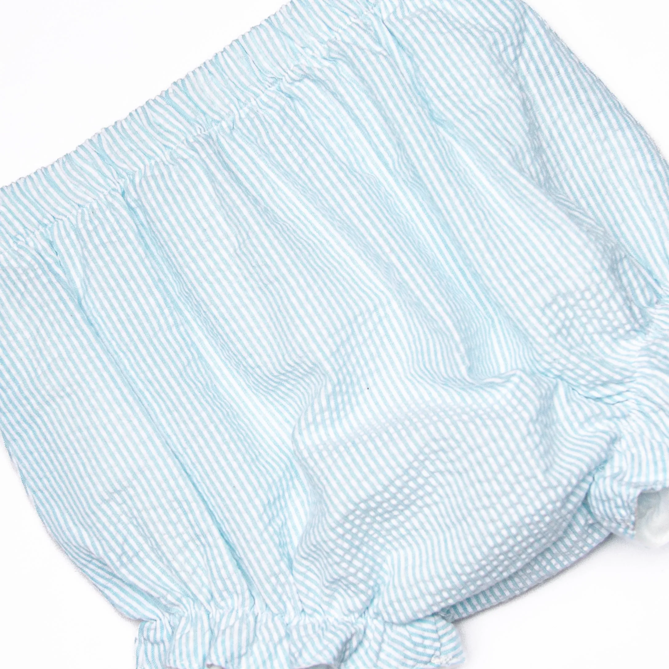 Current Cruise Applique Diaper Set, Green
