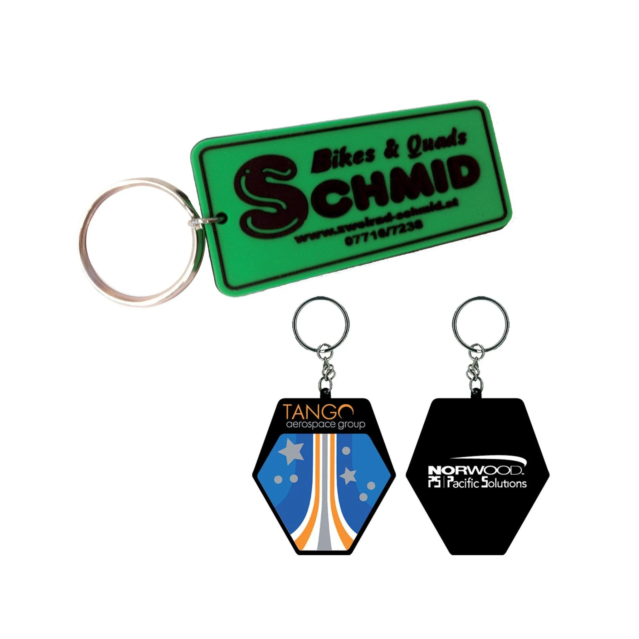 Custom PVC 2D Key Ring(SKH-04)