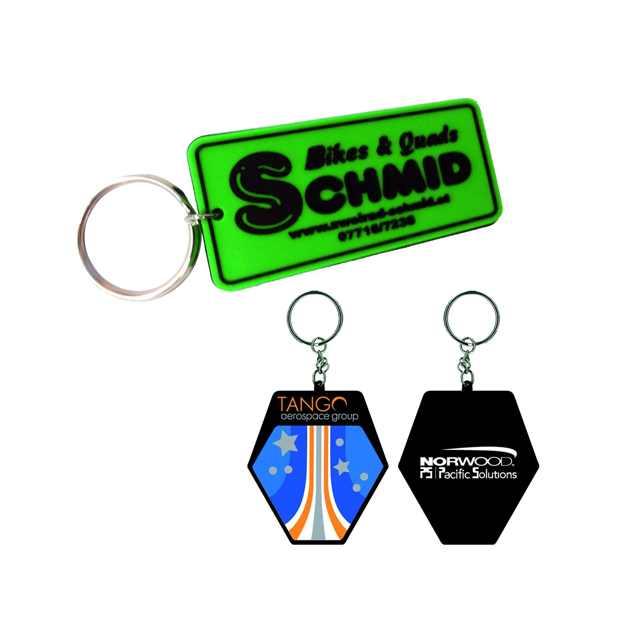 Custom PVC 2D Key Ring(SKH-04)