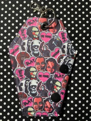 Cute horror fan art mini coffin purse