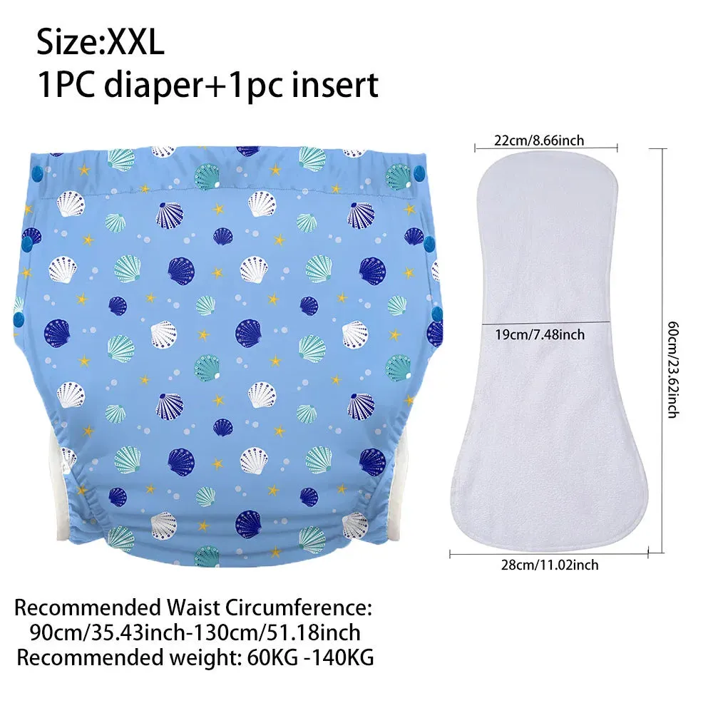 Cute Ice Silk ABDL Cloth Diapers (Colors)