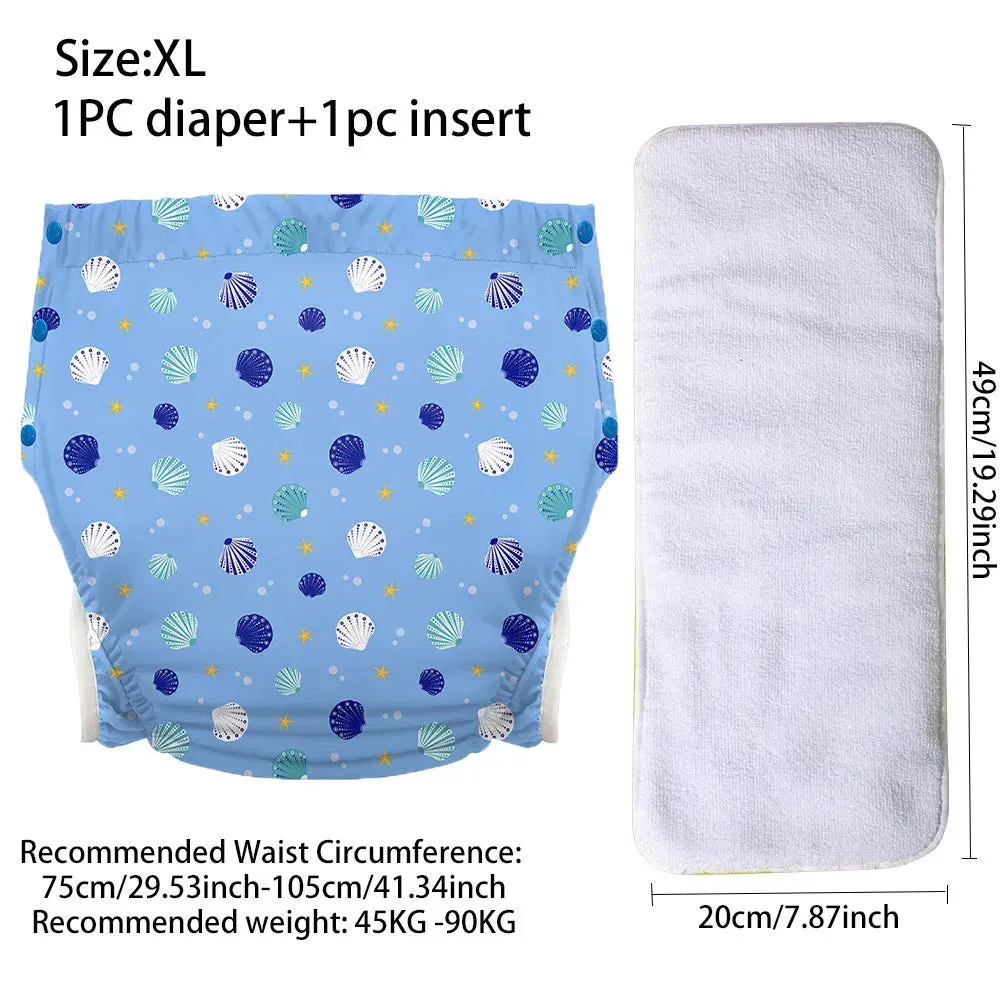 Cute Ice Silk ABDL Cloth Diapers (Colors)