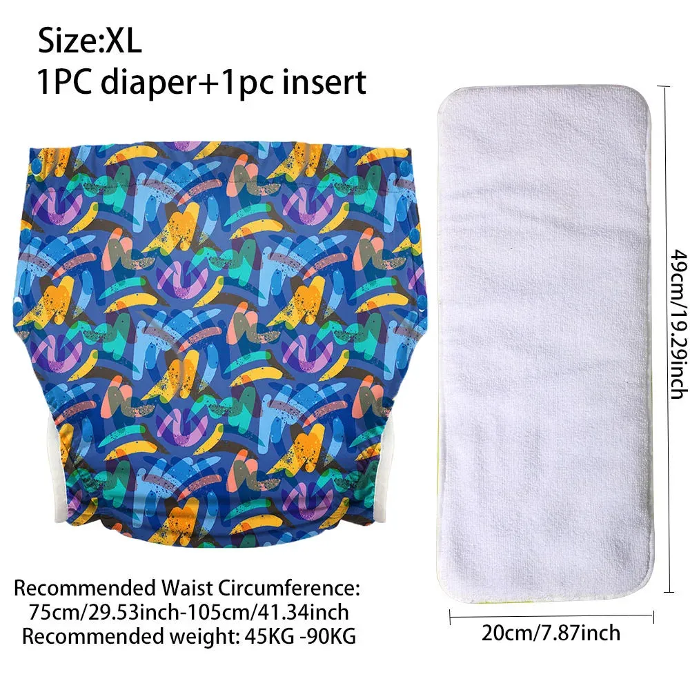 Cute Ice Silk ABDL Cloth Diapers (Colors)