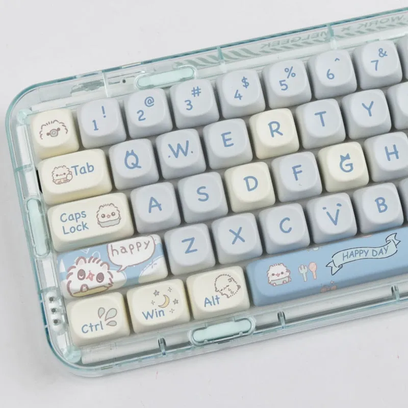 Cute Meow MOA Keycaps for MAC