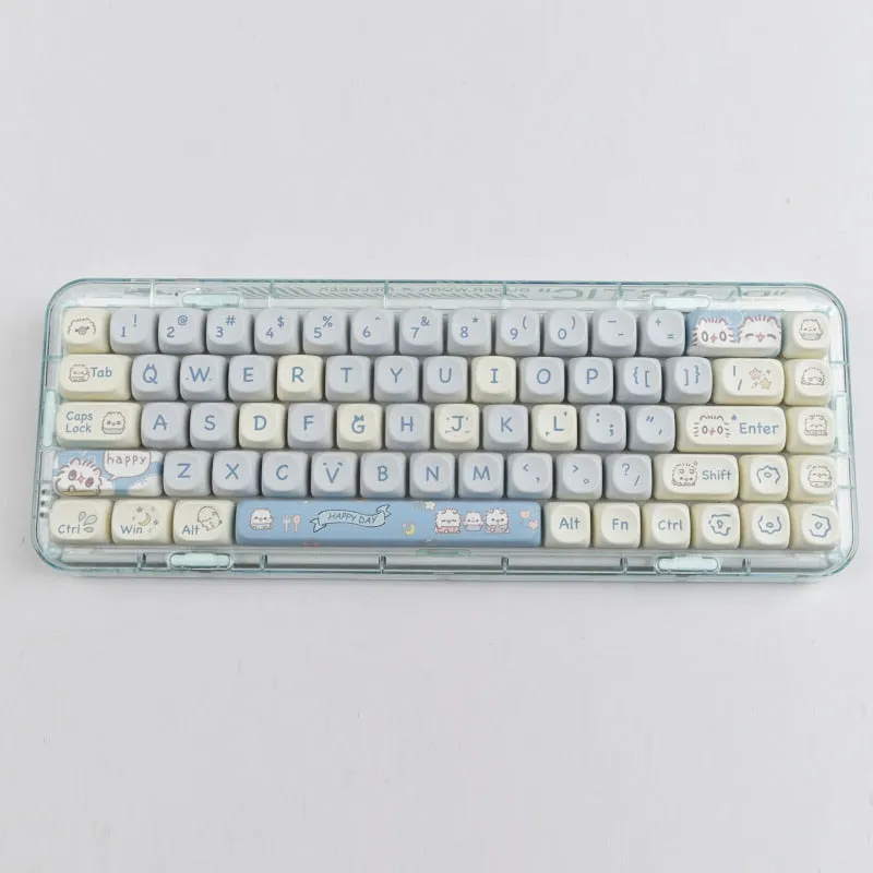 Cute Meow MOA Keycaps for MAC