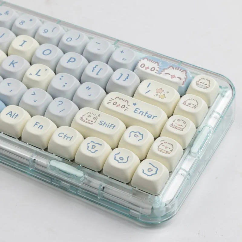 Cute Meow MOA Keycaps for MAC