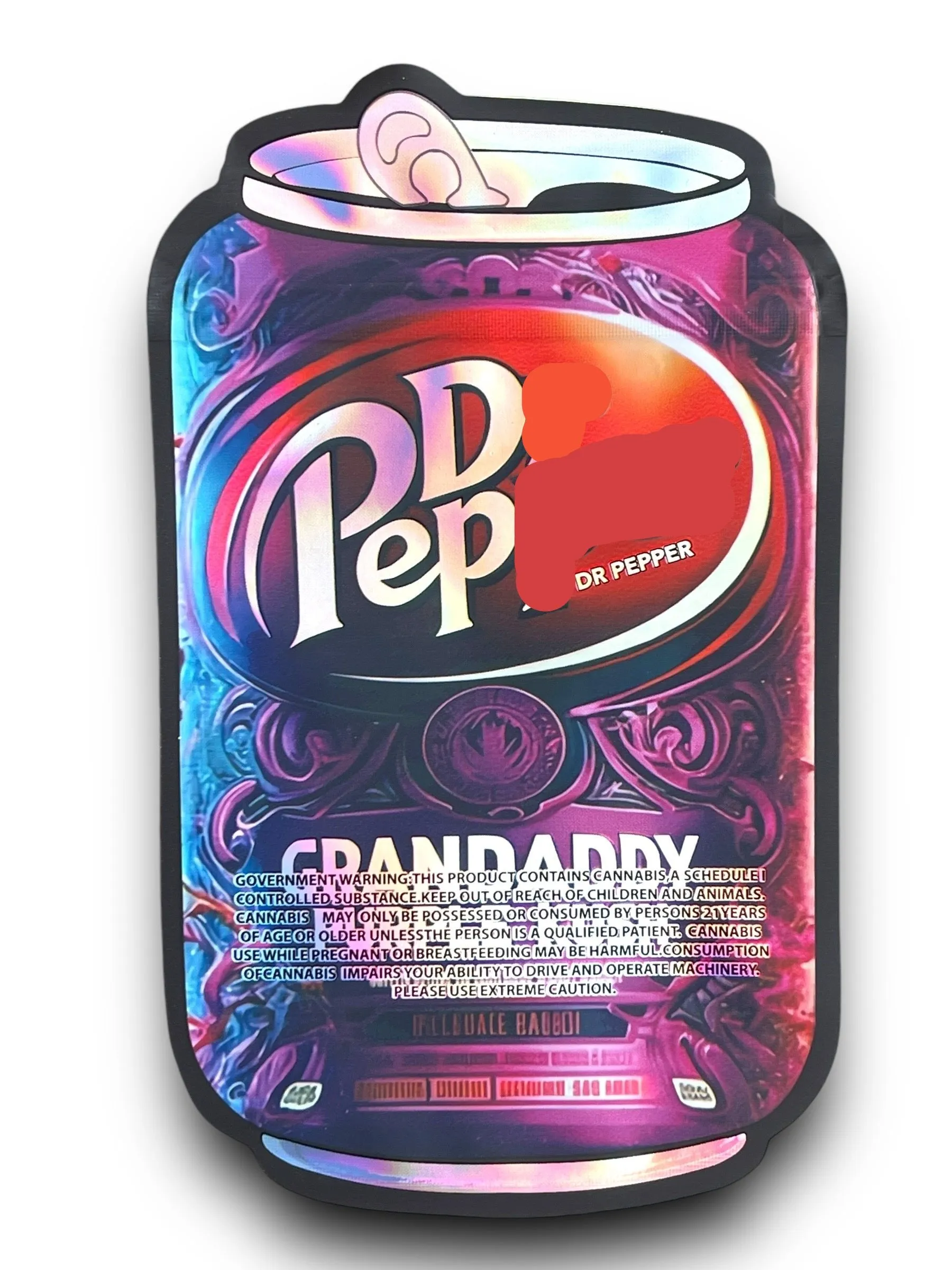 D Pep Gran Daddy Purple Kush Mylar Bag 3.5 Grams