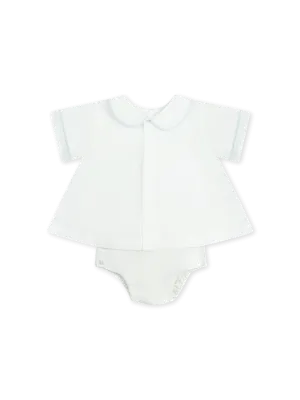 Dapper Diaper Set - Blessings White, Blue