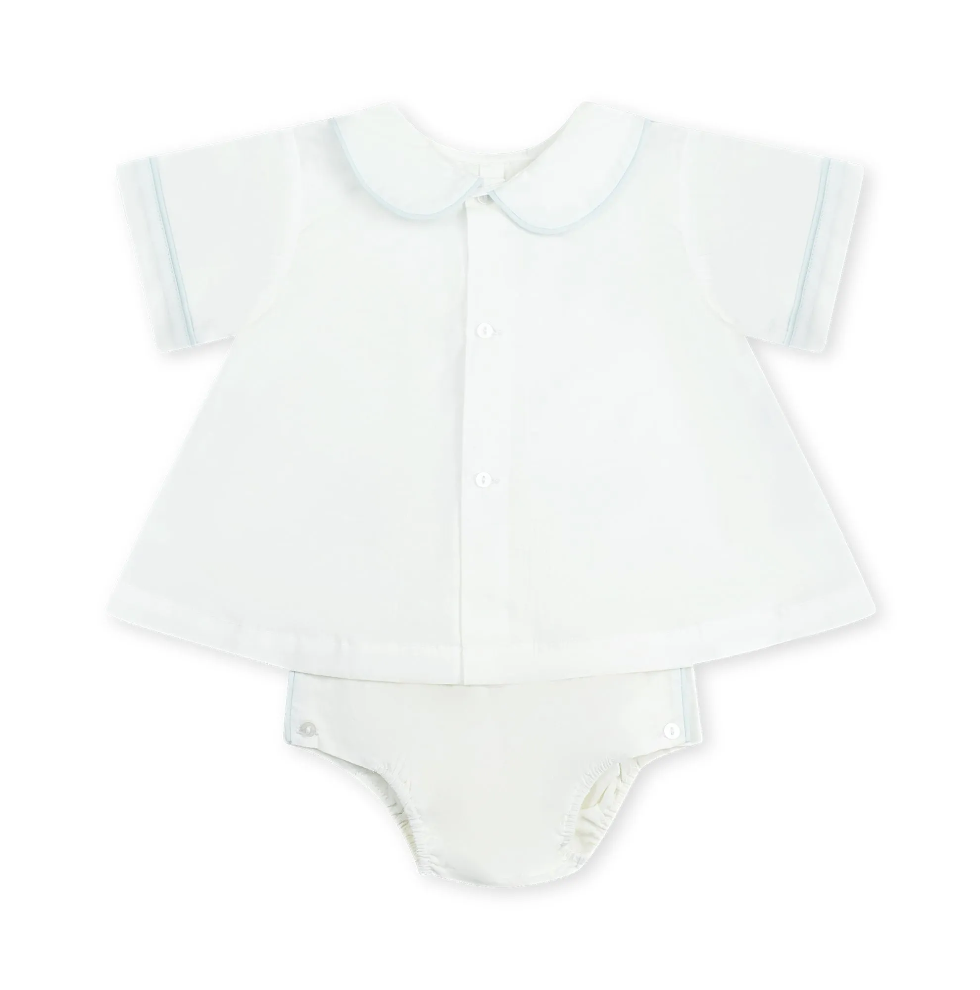 Dapper Diaper Set - Blessings White, Blue