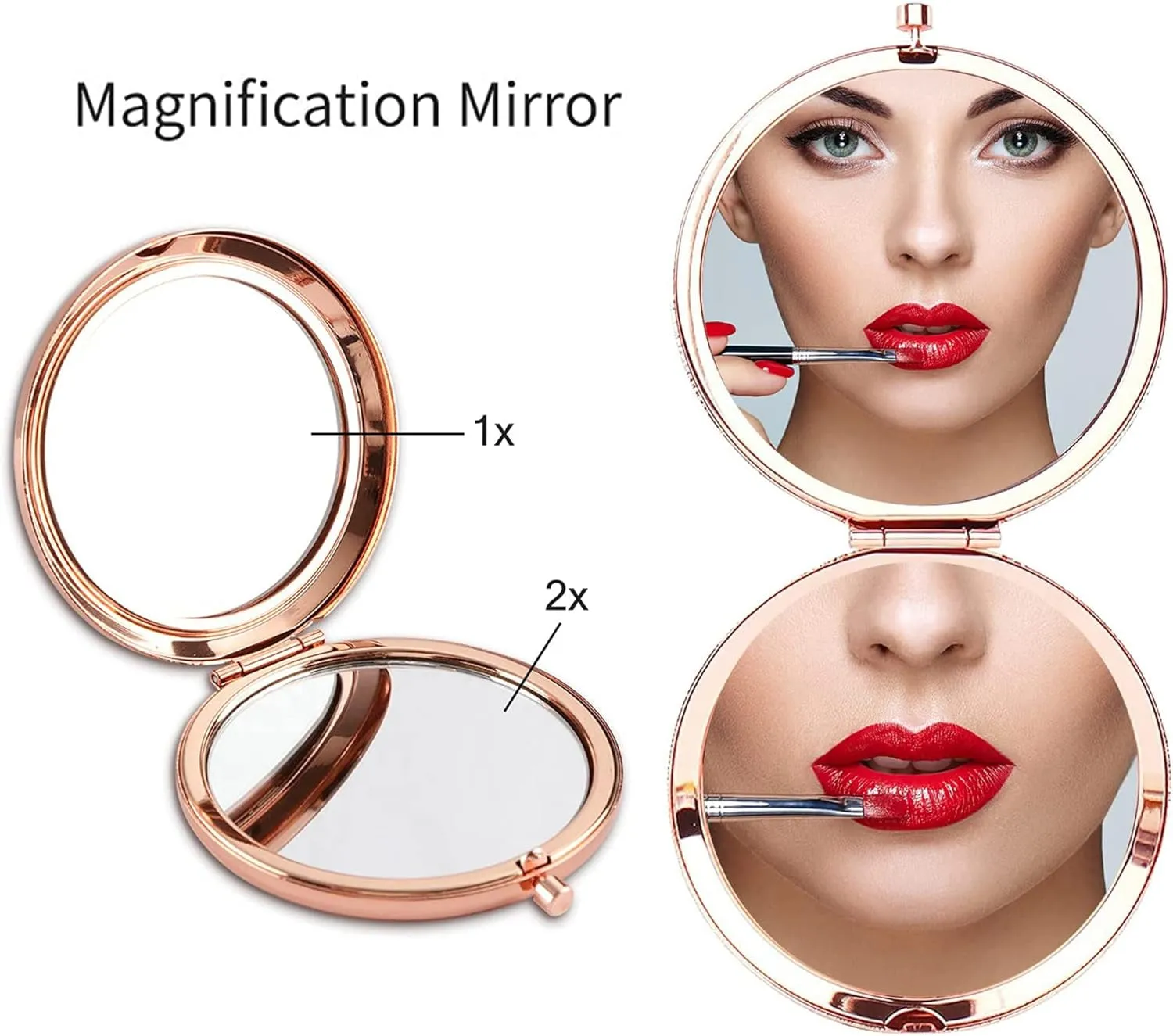 Daughter Gift from Mom, Birthday Gifts for Daughter Adult, Gifts for Daughters from Mothers, Daughter Wedding Gift from Mom to My Daughter Makeup Compact Mirror