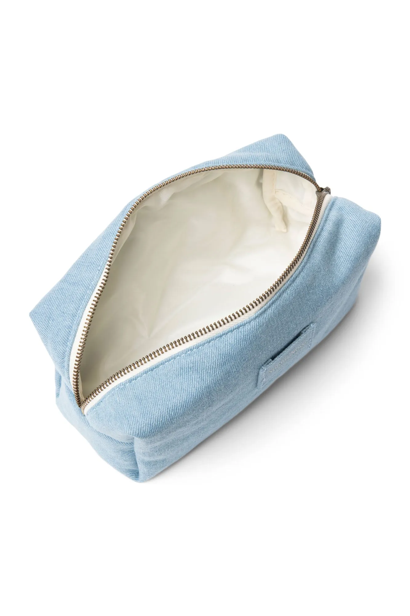 Denim Solid Täschchen