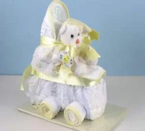 Diaper Carriage Baby Shower Gift