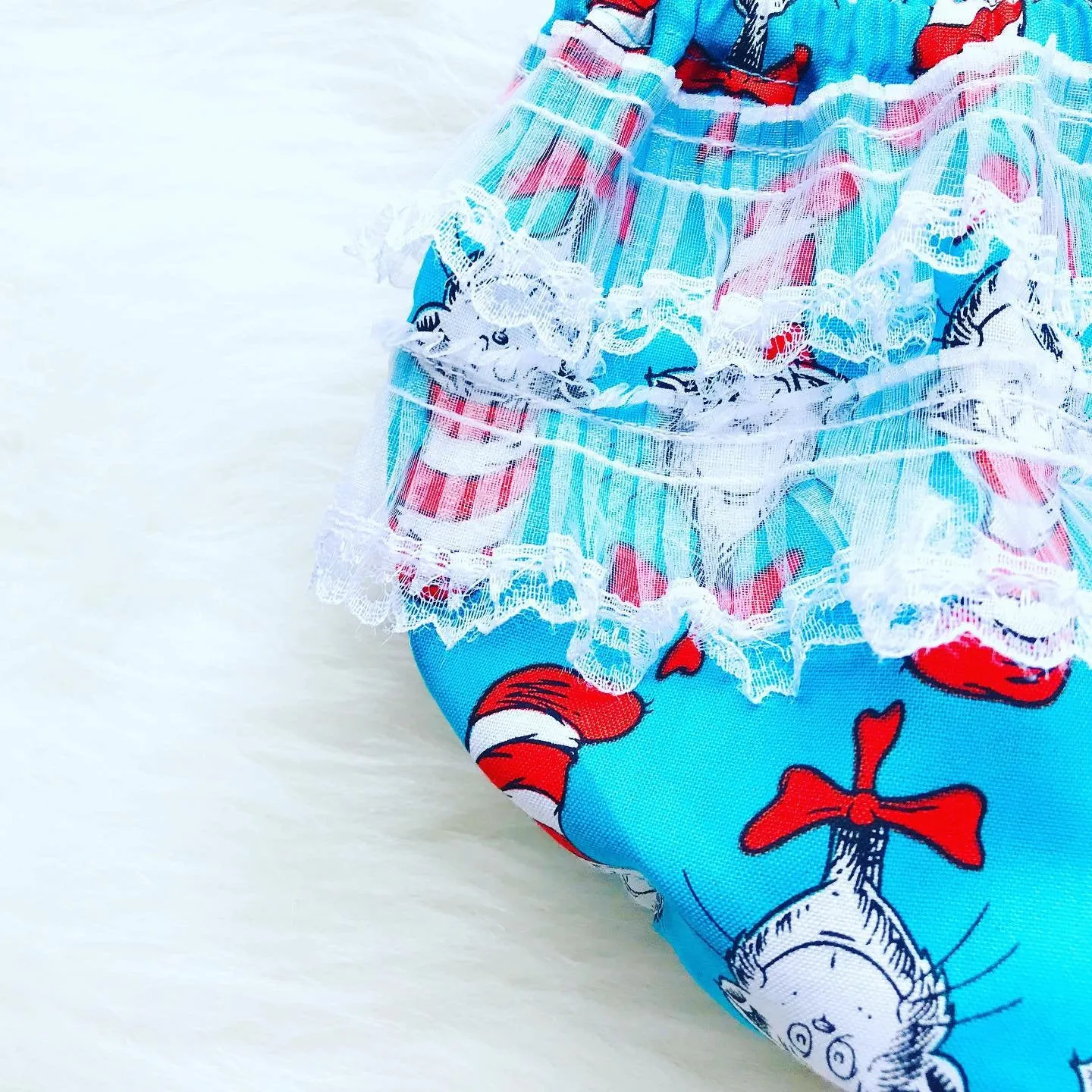Dr. Seuss "Cat in the Hat" Birthday Outfit (Girls)