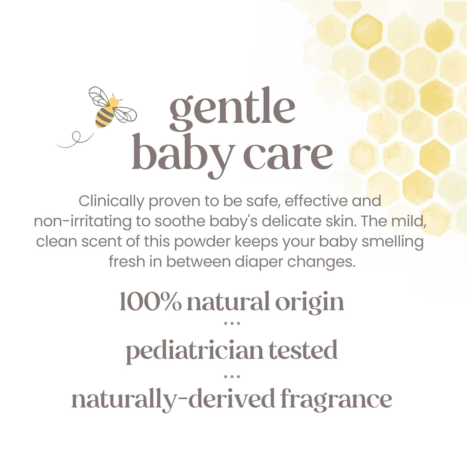 Dusting Powder, 100% Natural Origin, Talc-Free, Pediatrician Tested, 7.5 Ounces, Pack May Very