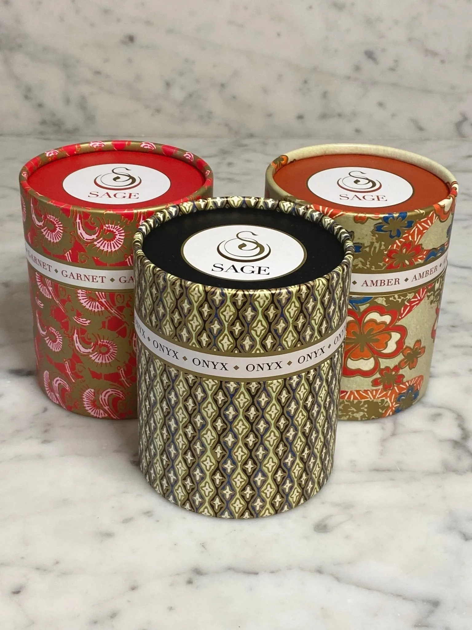 Earthy Candle Trio Gift Set by Sage