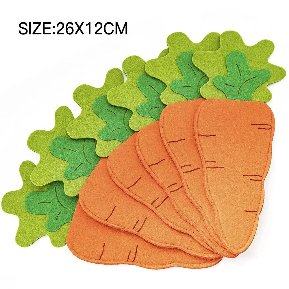 Easter Carrot Cutlery Holders