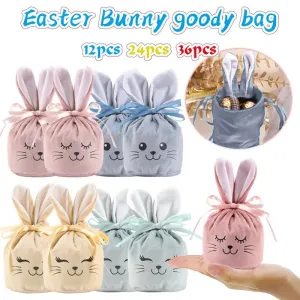 Easter Velvet Bunny Pouches