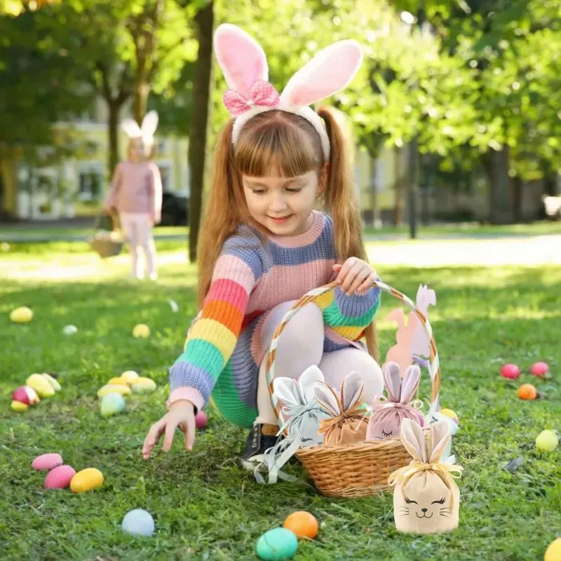 Easter Velvet Bunny Pouches
