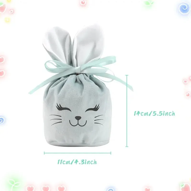 Easter Velvet Bunny Pouches