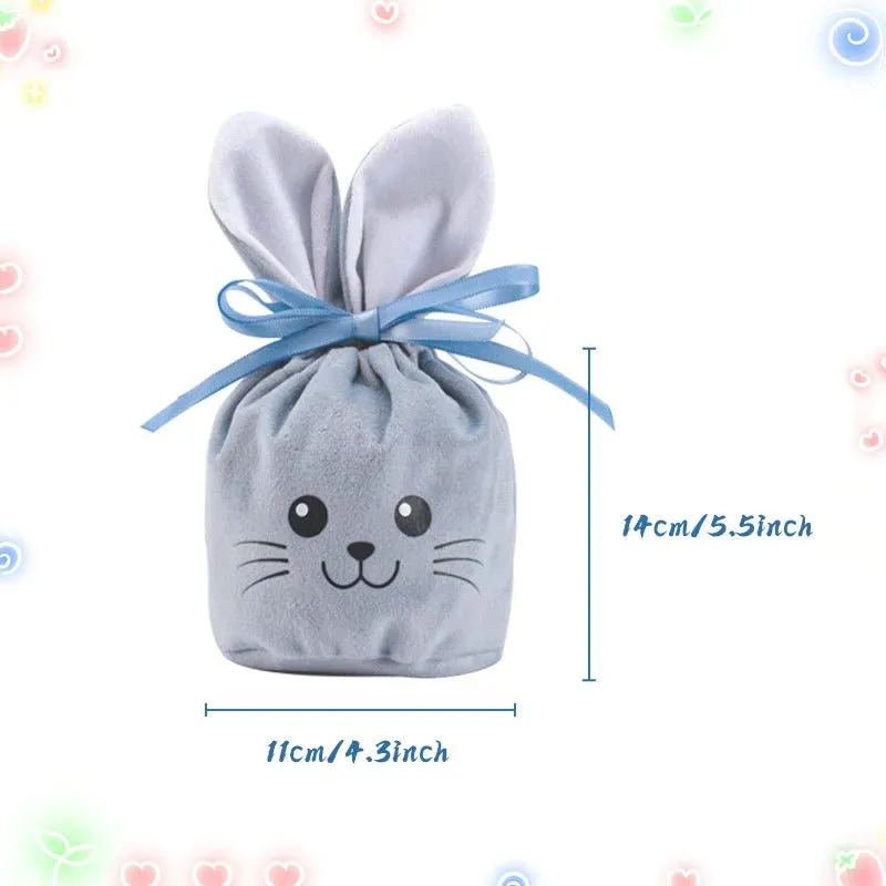 Easter Velvet Bunny Pouches