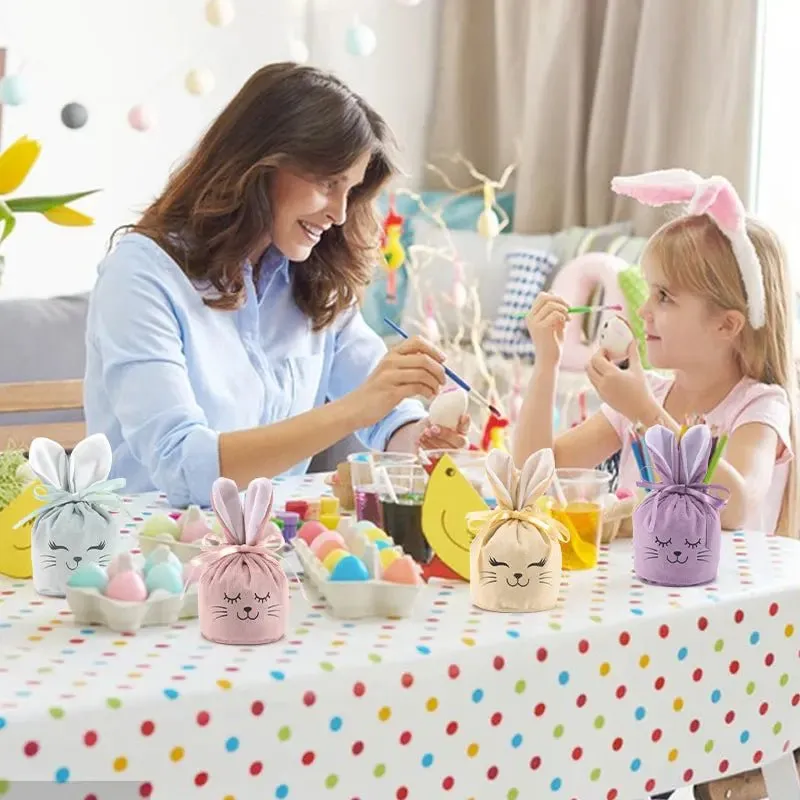 Easter Velvet Bunny Pouches