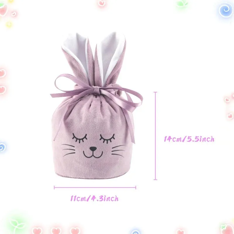 Easter Velvet Bunny Pouches