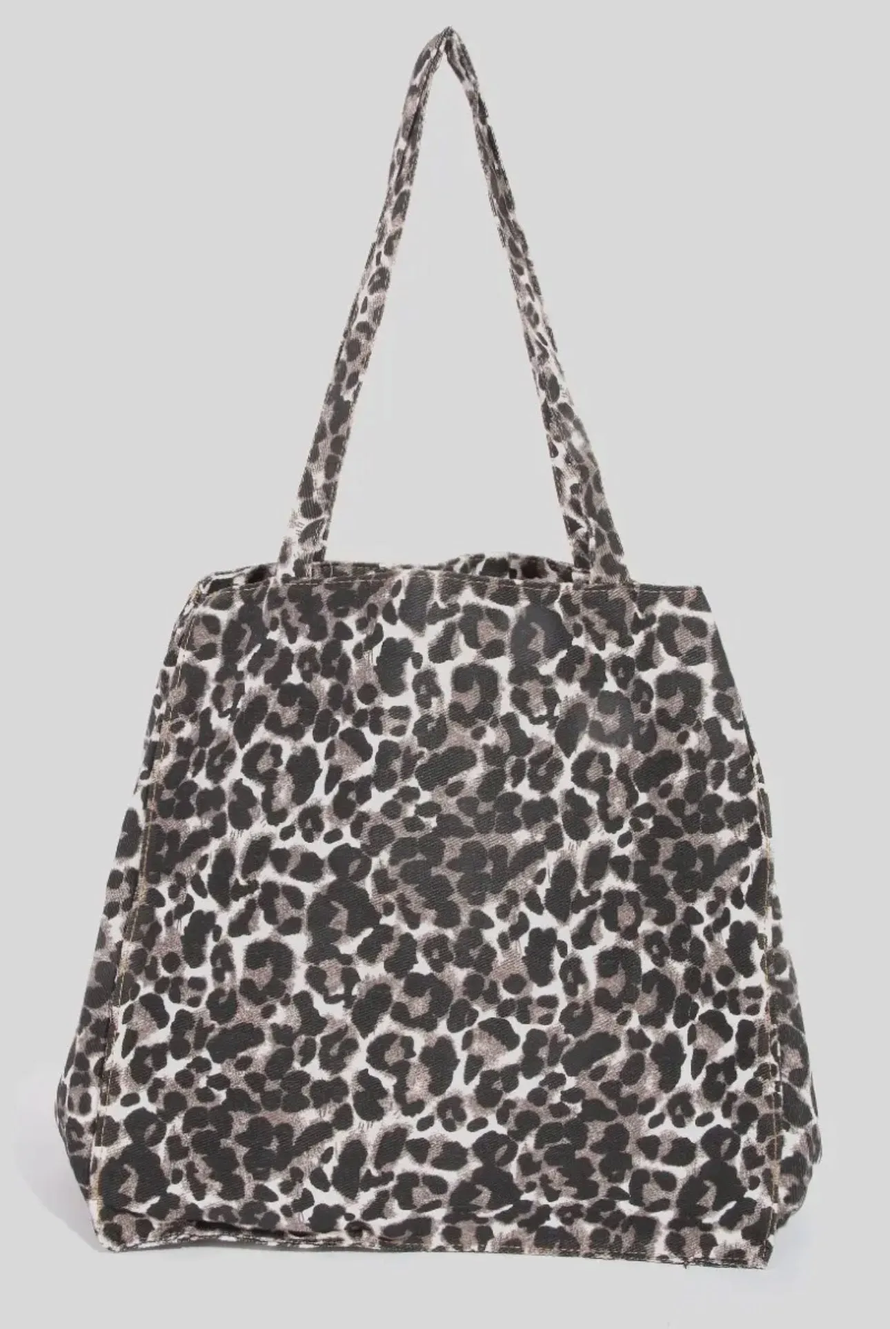 Easy Peasy Leopard Print Tote Bag