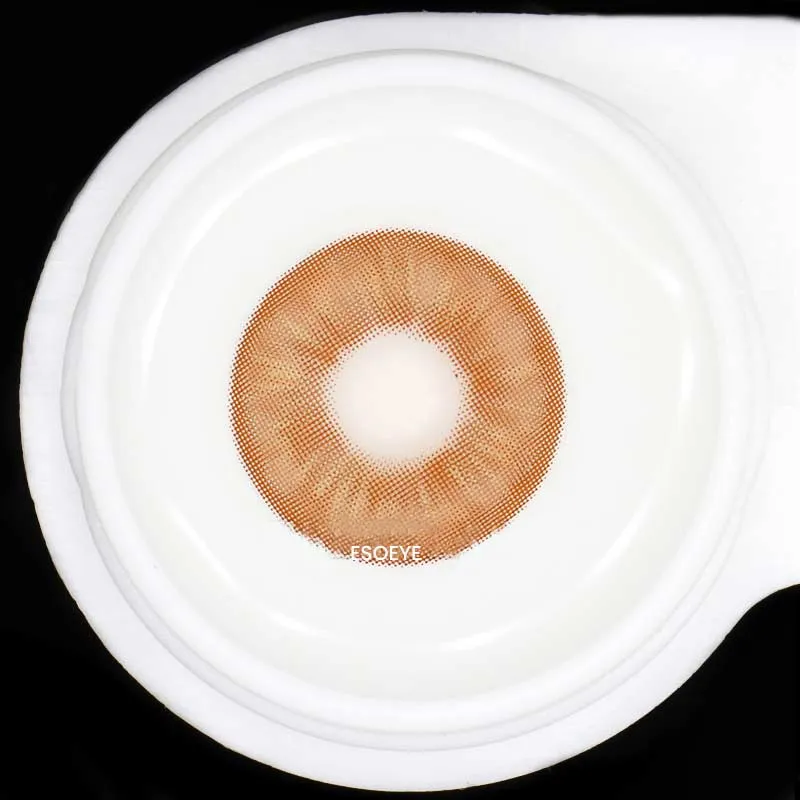 Electric Blink Brown Colored Contact Lenses Yearly