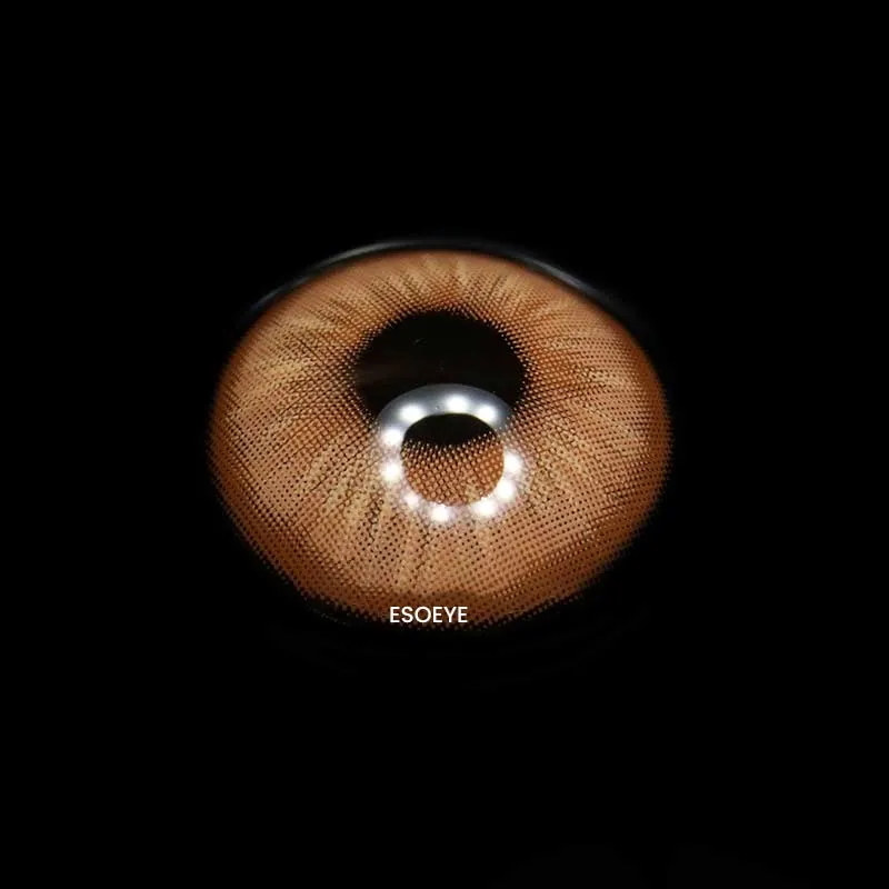 Electric Blink Brown Colored Contact Lenses Yearly