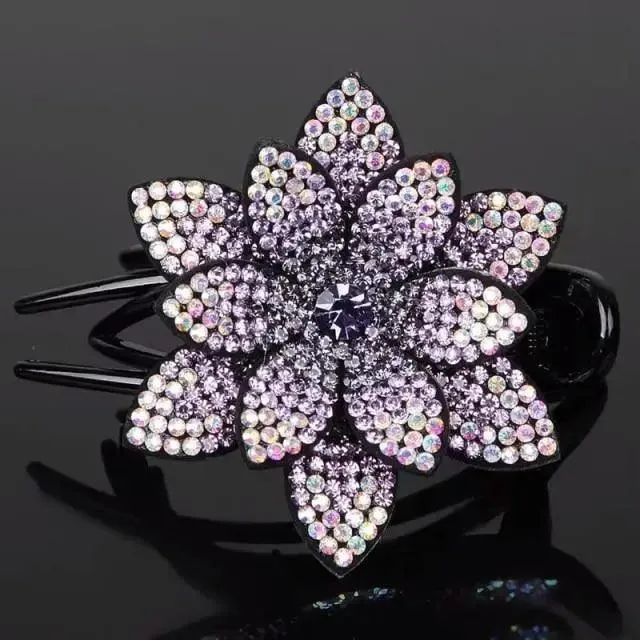 Elegant Flower Fashion Hair Clip Barrettes For Women Beautiful Charming Design Girls Hair Accessories