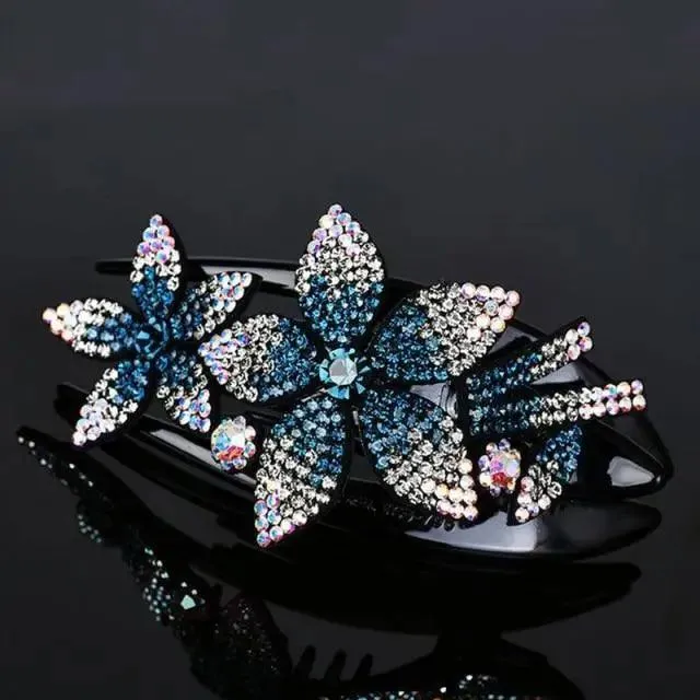 Elegant Flower Fashion Hair Clip Barrettes For Women Beautiful Charming Design Girls Hair Accessories