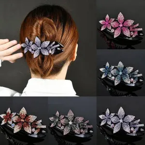 Elegant Flower Fashion Hair Clip Barrettes For Women Beautiful Charming Design Girls Hair Accessories