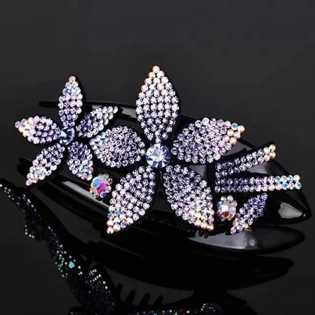 Elegant Flower Fashion Hair Clip Barrettes For Women Beautiful Charming Design Girls Hair Accessories