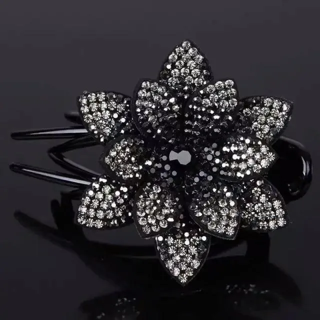 Elegant Flower Fashion Hair Clip Barrettes For Women Beautiful Charming Design Girls Hair Accessories