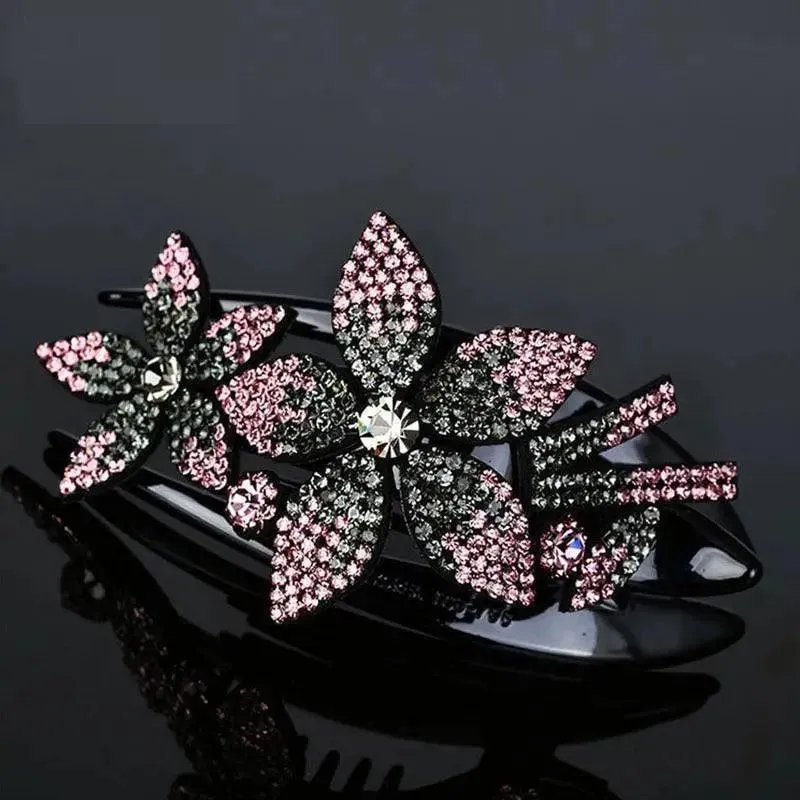 Elegant Flower Fashion Hair Clip Barrettes For Women Beautiful Charming Design Girls Hair Accessories