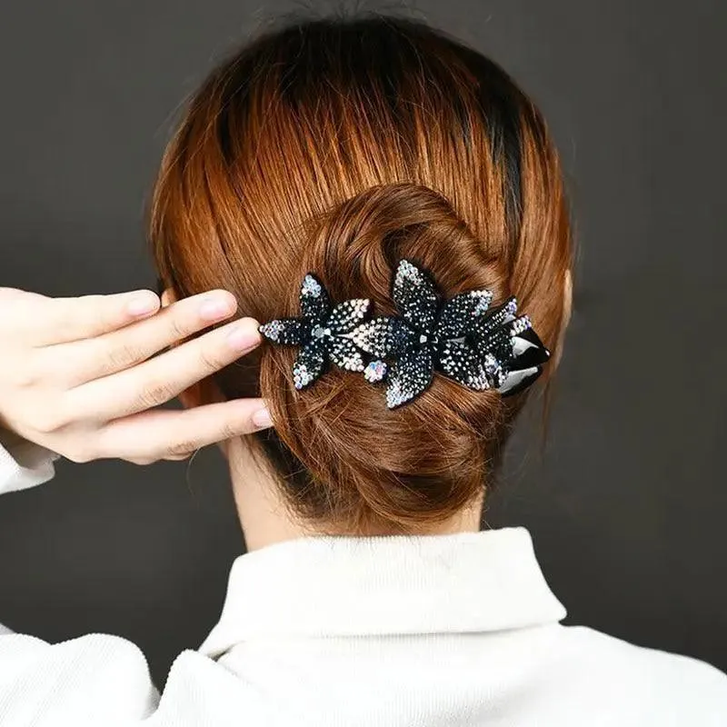Elegant Flower Fashion Hair Clip Barrettes For Women Beautiful Charming Design Girls Hair Accessories