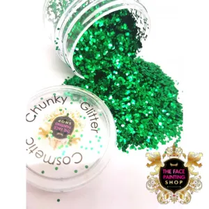 'Emerald Green' Chunky Glitter - The Facepainting Shop
