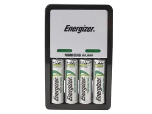Energizer Compact Charger   4 X Aa 1300 Mah Batteries