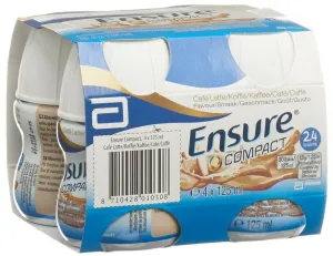 Ensure Compact Cafe Latte 4x125ml x 6 Packs