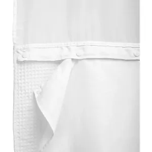Fabric Snap-in Shower Curtain Liner