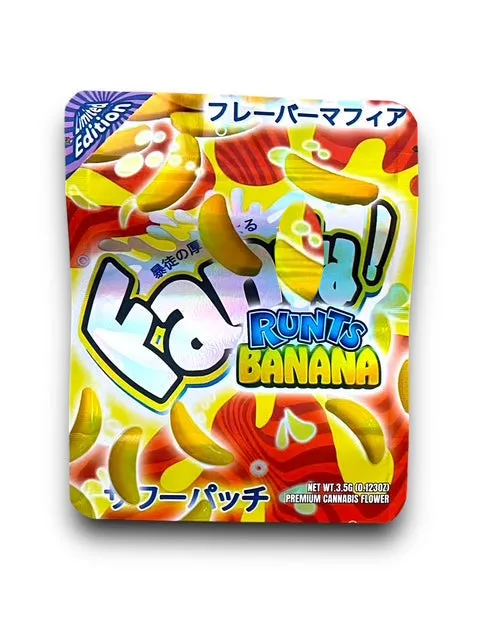Fan-nta Runts Banana Mylar Bag 3.5 Grams