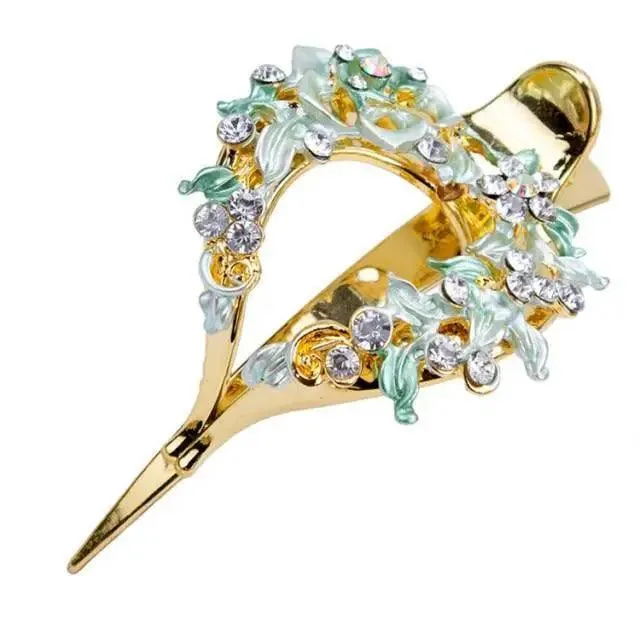 Fashion Butterfly Women Hair Clip Barrette For Women Charming Design Beautiful Ladies Hair Clips