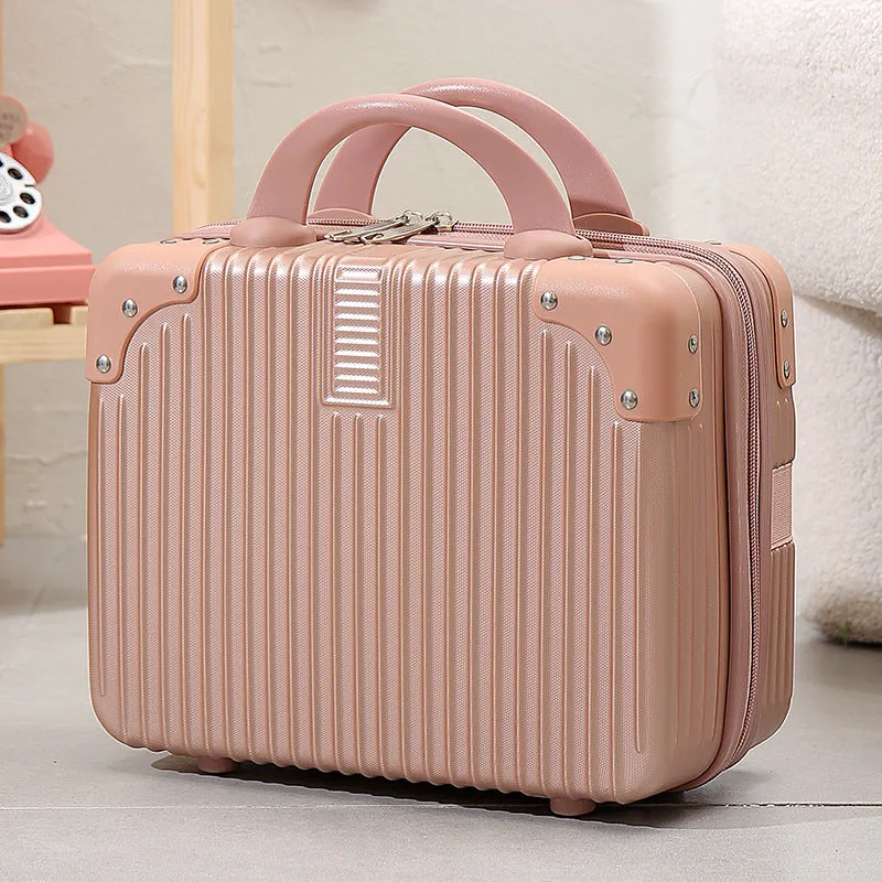 Fashionable Good-looking Gift Lightweight Storage Sapphire Blue Luggage