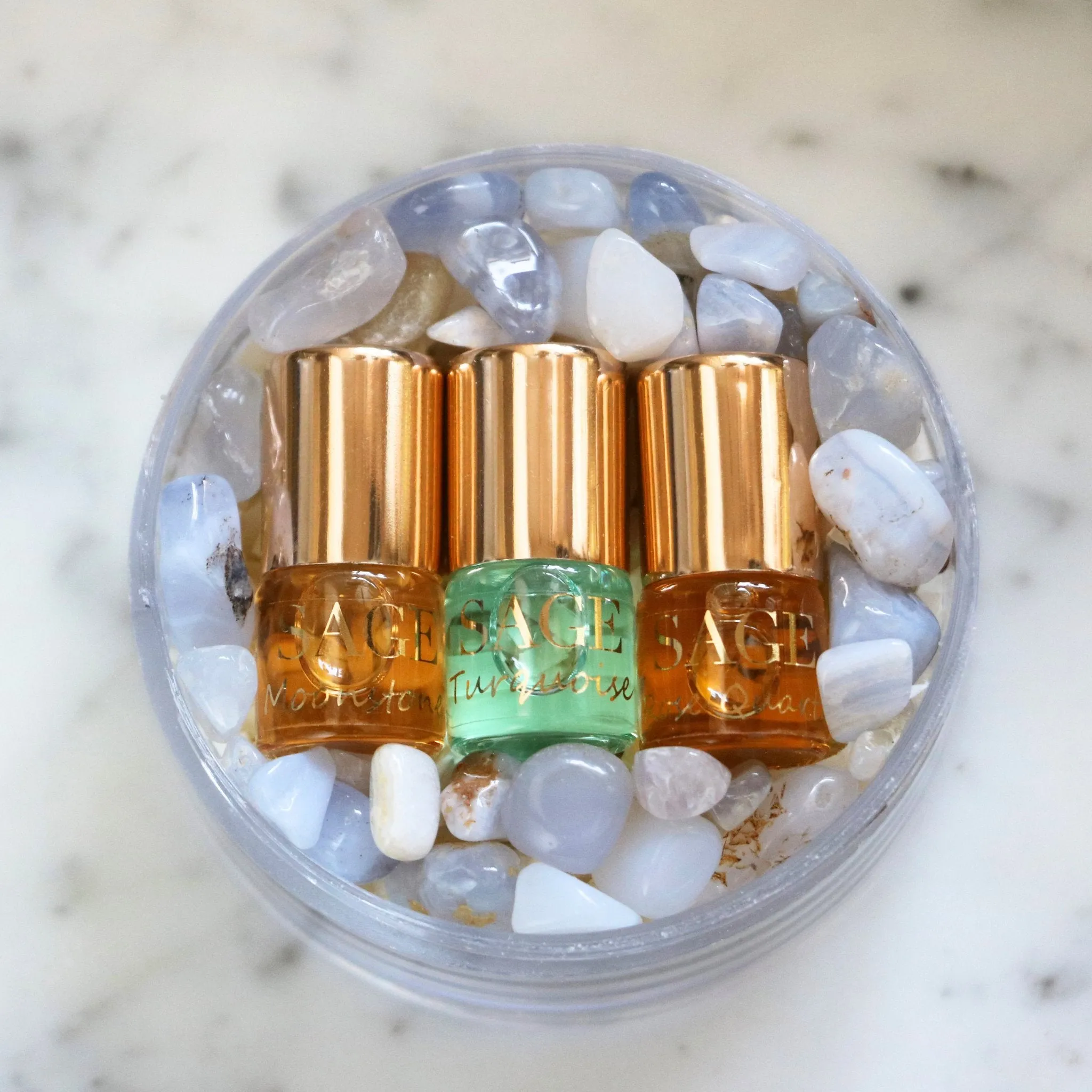 Floral Mini Rollie Perfume Oil Concentrate Discovery Set by Sage
